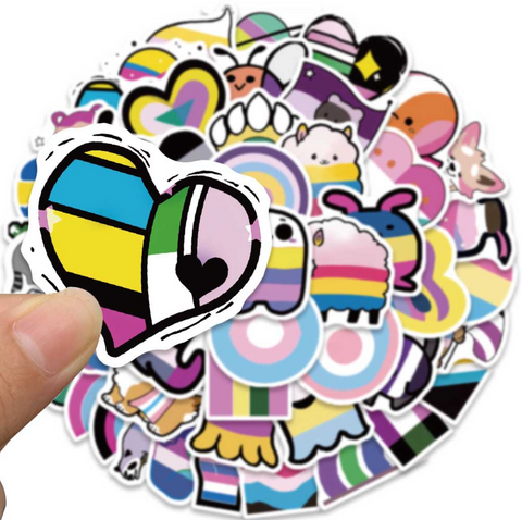Pride Vinyl Stickers 50pc
