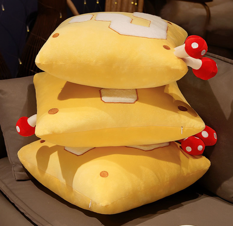 Super Mario Question Cushion 40cm