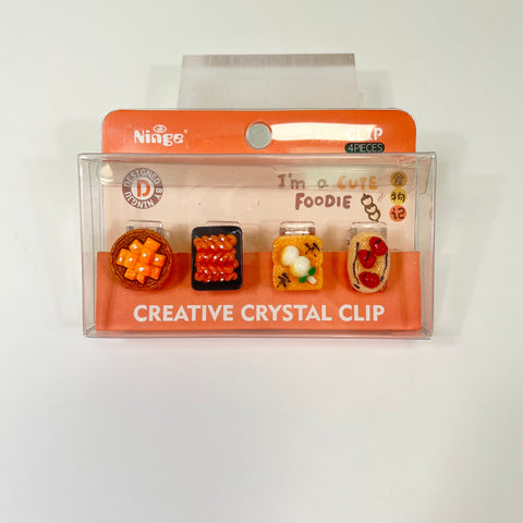 Food Note Crystal Clip