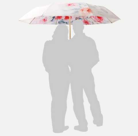 21" 8 Bone Beautiful Compact Umbrella