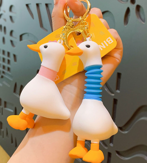 Long Neck Goose Keychain