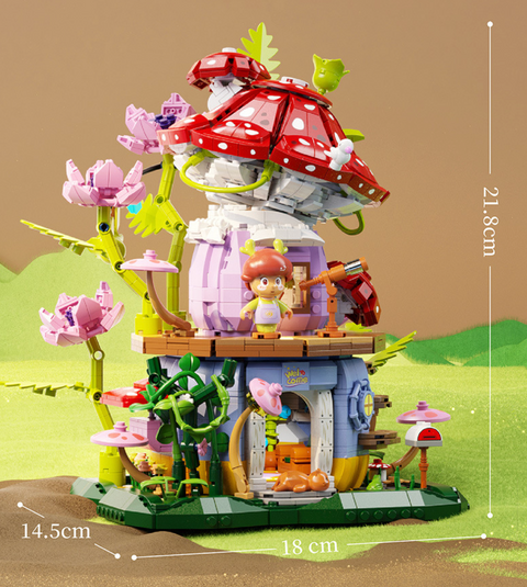 Mushroom House Building Block