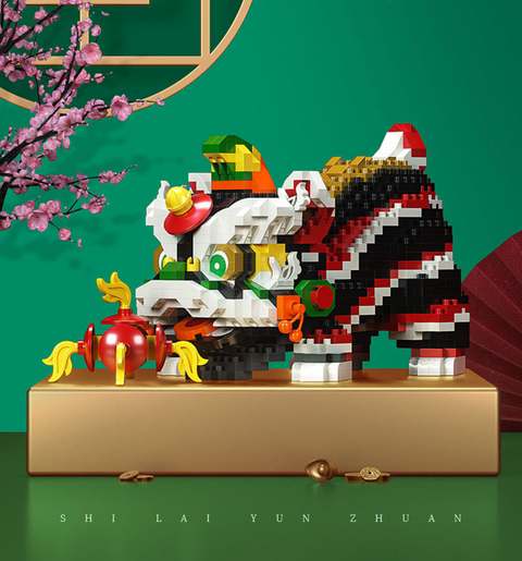 Chinese Lion Building Block