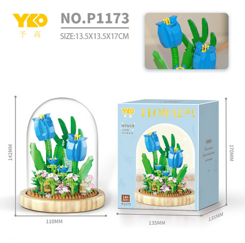 Floral Art Terrarium Building Block