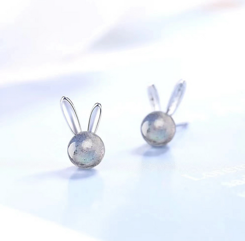 Moon Rabbit Earring