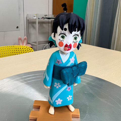 Demon Slayer Entertainment District Inosuke Statue