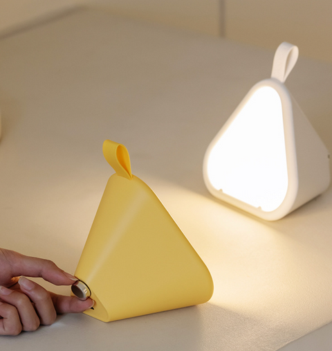 Lovely Scene Triangle Nightlight - White