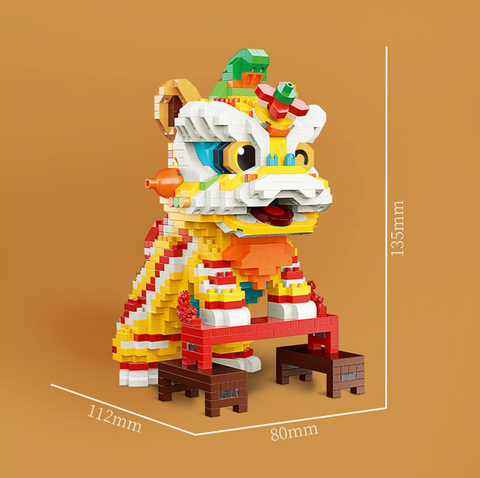 Chinese Lion Building Block