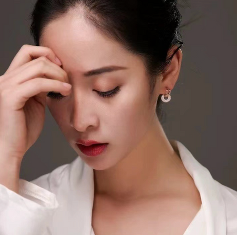 Micro Stud Crystal Earring