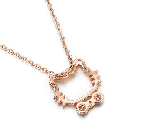 Hello Kitty Gold Necklace
