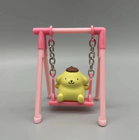 Sanrio on Swings Statues