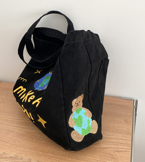 Make A Wish Canvas Tote