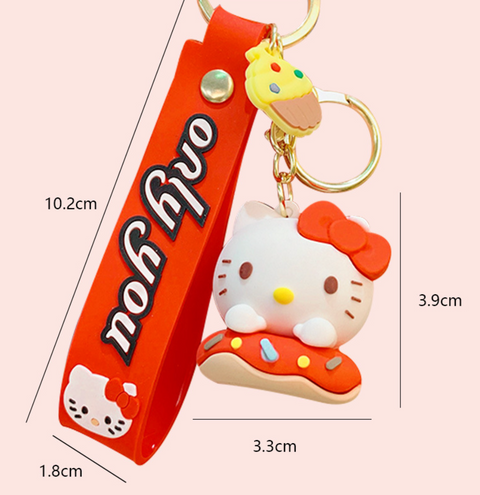 Sanrio Donut Keychain