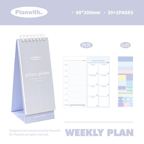Planwith Portable Weekly Plan