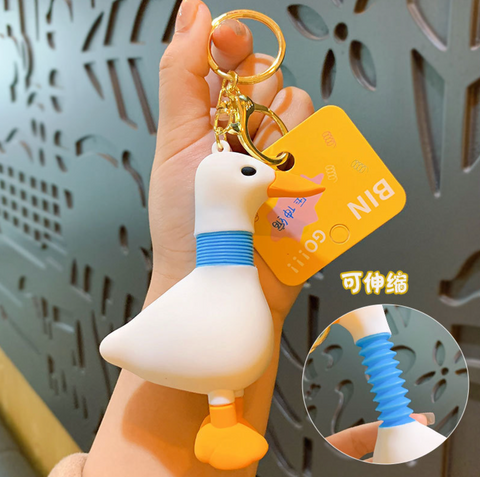 Long Neck Goose Keychain