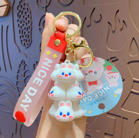 Cute Heads Keychain