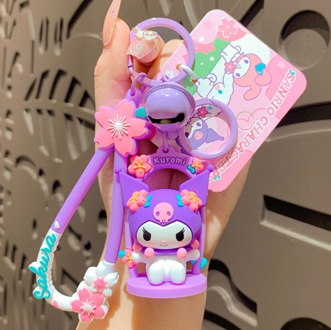 Sanrio Sakura Swing Keychain