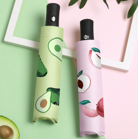 21" 8 Bone Fruit Compact Umbrella