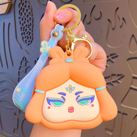 Court Lady Mini Pouch Keychain