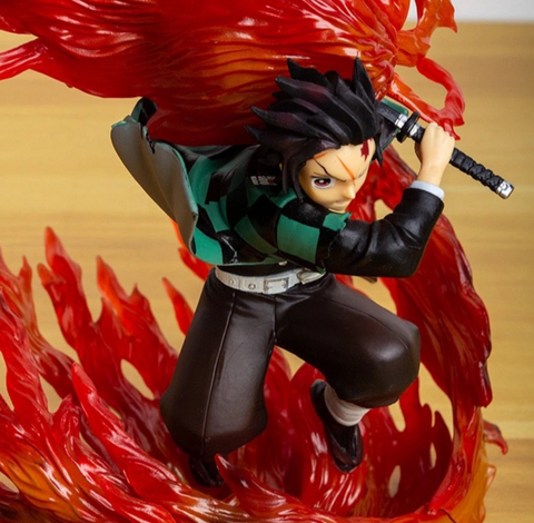 Demon Slayer Tanjiro Fire Statue