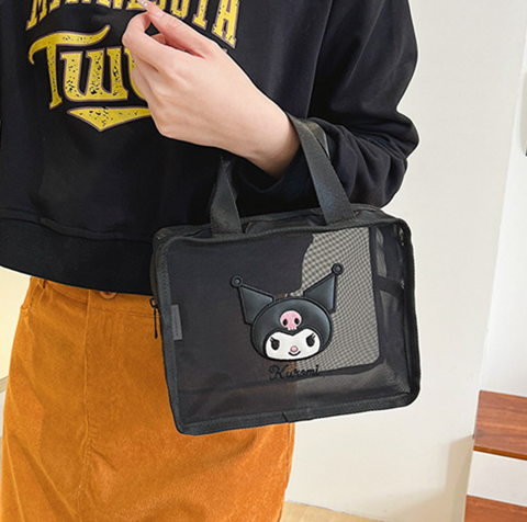 Sanrio Black Mesh Top Carry Case