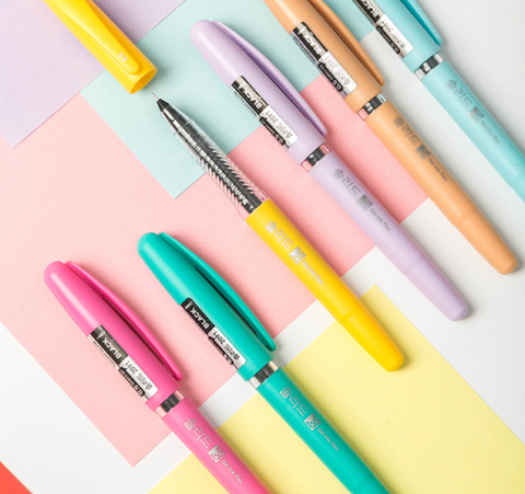 Monami Top Cap 0.5mm Black Gel Ink Pen