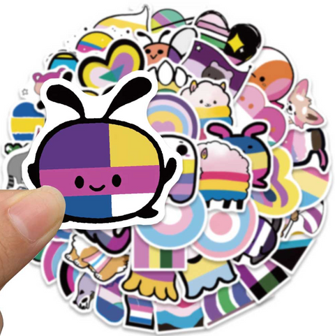 Pride Vinyl Stickers 50pc