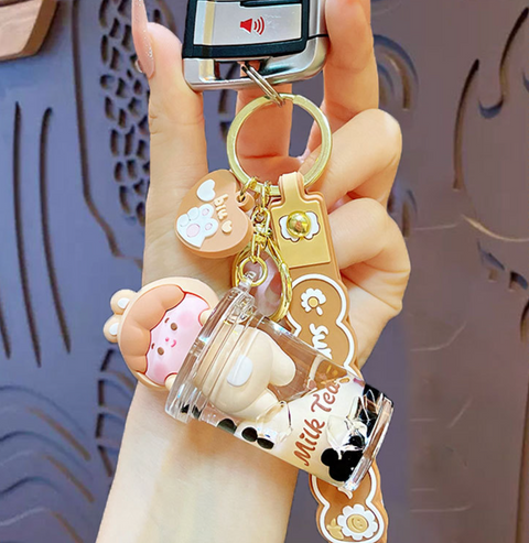 Milk Tea Keychain