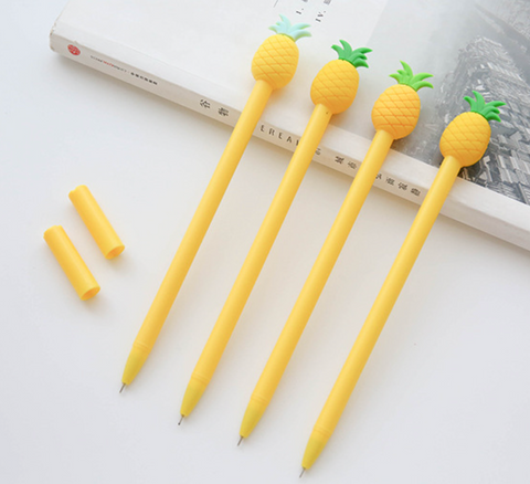 Pineapple Gel Ink Pen Black 0.5mm