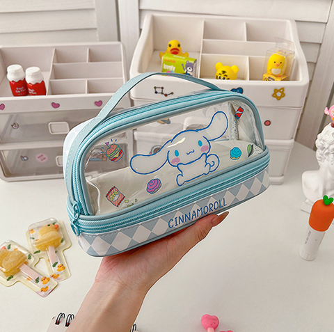 Sanrio Transparent Pencil Case Bag