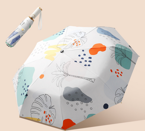 21" 8 Bone Automatic Colorful Umbrella