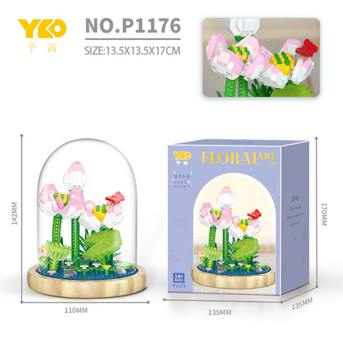 Floral Art Terrarium Building Block