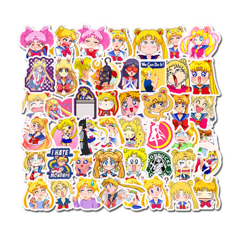 Sailormoon Vinyl Stickers 50pc