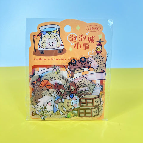 Bubble City PET Stickers