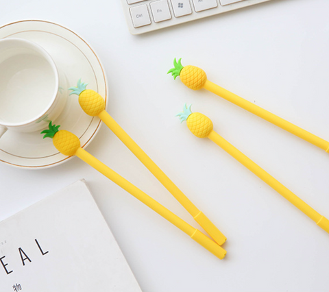 Pineapple Gel Ink Pen Black 0.5mm