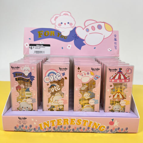 Zhizhi Rabbit Metal Bookmark