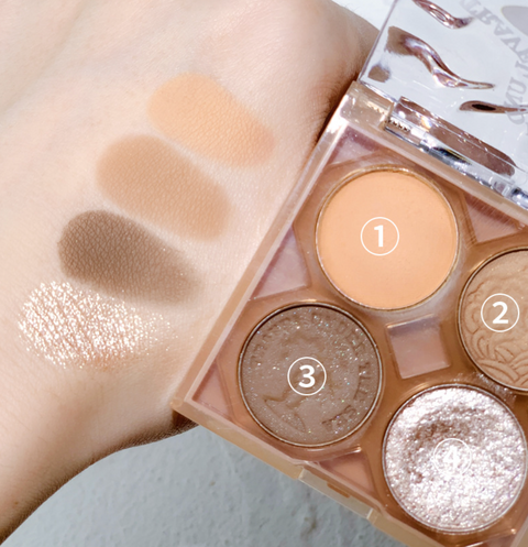 XIXI Four Color Eyeshadow Palette