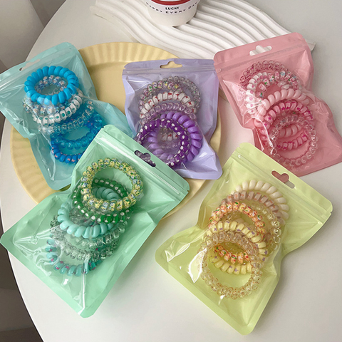 Telephone Wire 6 Set Hair Tie