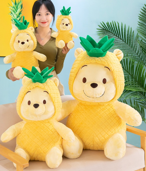 Pineapple Winnie the Pooh Plush