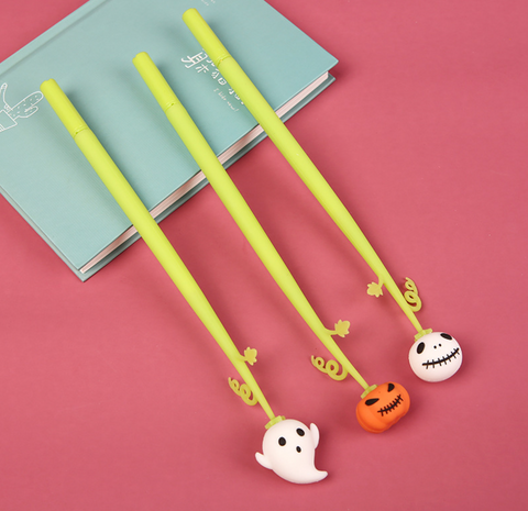 Jack O Lantern Gel Ink Pen Black 0.5mm