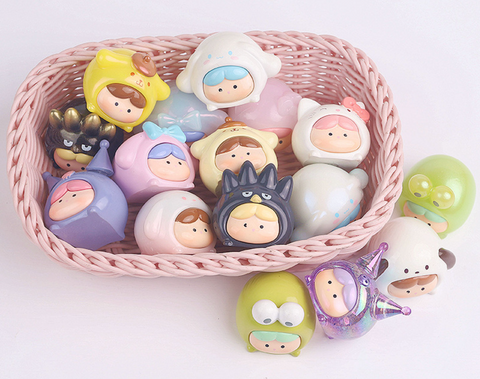 Cute Costume Hat Characters Blind Box Statue