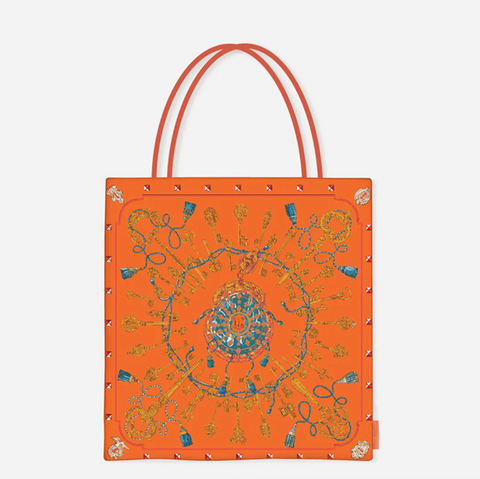 Square Spacious Canvas Tote