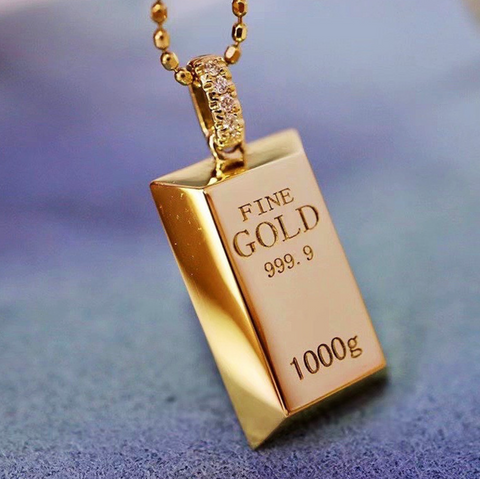 Gold Bar Necklace