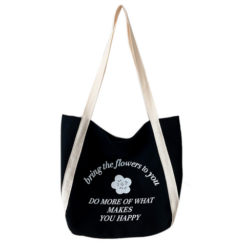 Flowers Canvas Tote