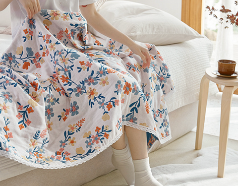 Rhine Cotton Towel Blanket 90x180cm