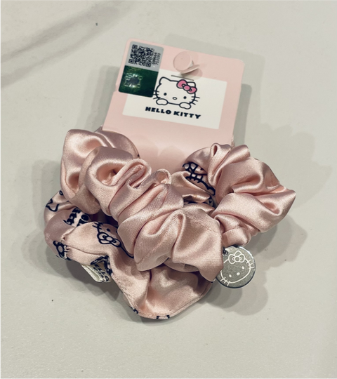 Satin Hello Kitty Pink Scrunchie