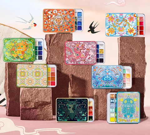 Feile Pearlescent Watercolor 24 Set