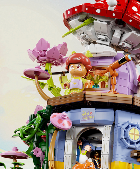 Mushroom House Building Block