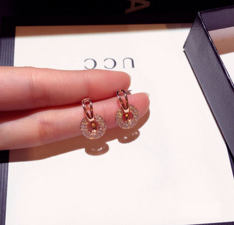 Micro Stud Crystal Earring