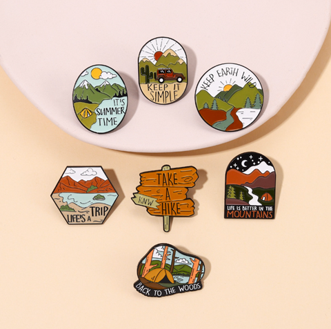 Nature Travel Pin